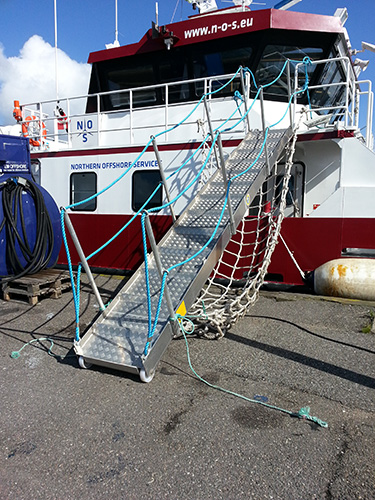 5 m. gangway for Crew-Vessel